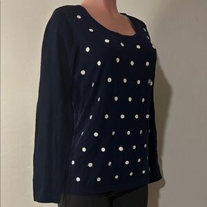 Laura Scott Women's Long Sleeve Lightweight Knit Sweater Size Medium NWT